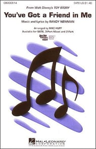 You've Got a Friend in Me SAB choral sheet music cover Thumbnail